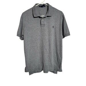 Polo Ralph Lauren Classic Fit Men's Polo Shirt Short Sleeve Grey Size M